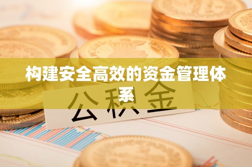 霍邱构建安全高效的资金管理体系
