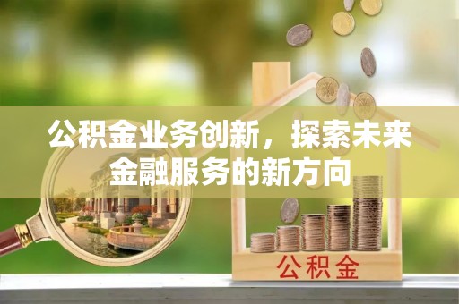 霍邱公积金业务创新，探索未来金融服务的新方向