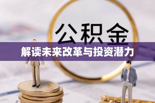 霍邱解读未来改革与投资潜力